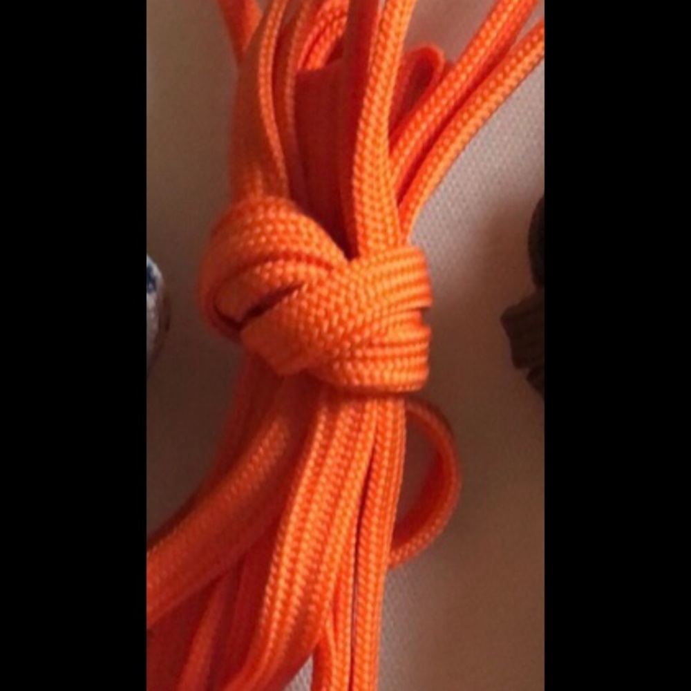 Orange laces